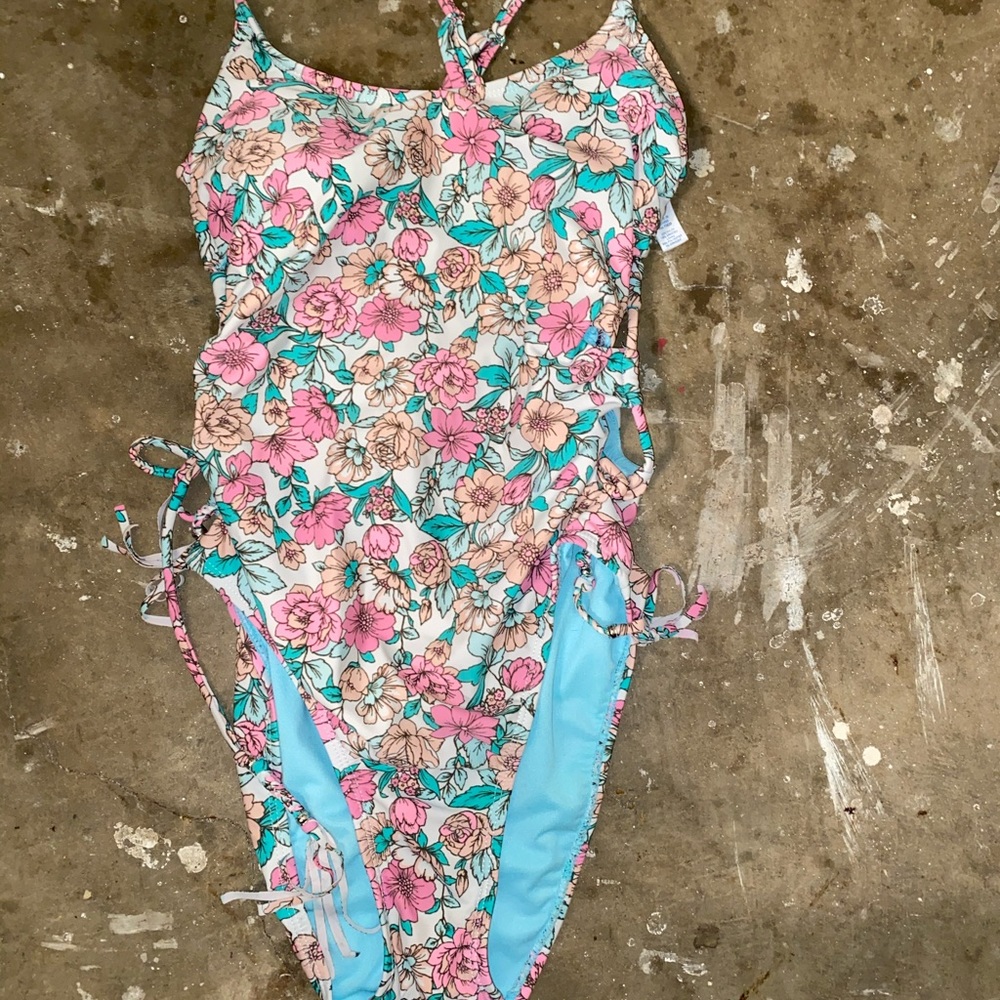 Rue21 Floral One Piece Suit